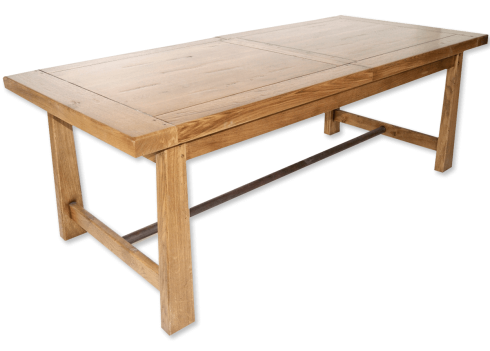 Table à allonges BELVOIR - bois de chêne massif