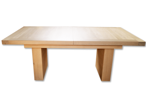 Table à allonges - MANHATTAN - bois de chêne massif