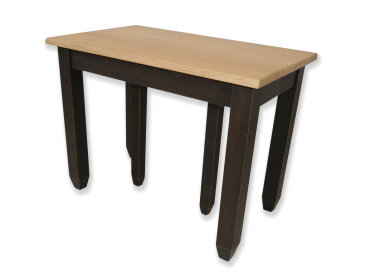Table console - BOHEME Extensible allonges - bois de chène massif