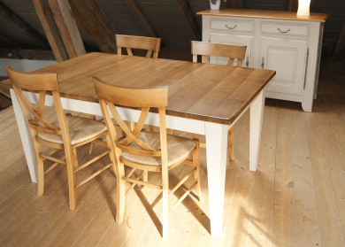 Table fixe CAMPAGNE - bois de chêne massif