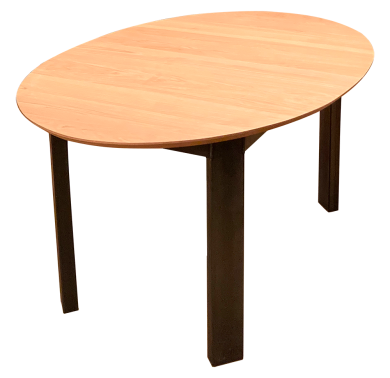 Table fixe - LOFT FER RONDE- bois de chêne massif